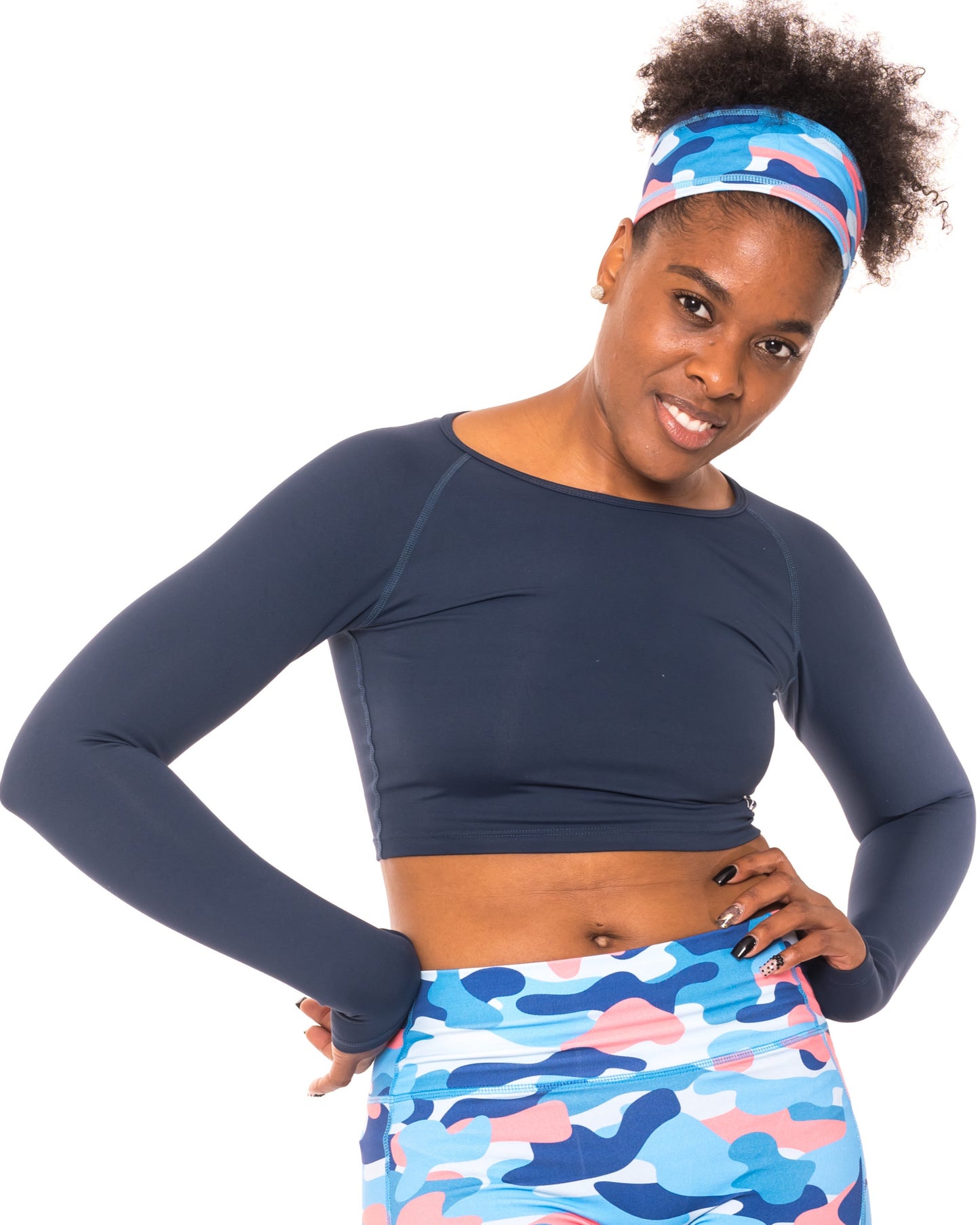 TRAINING LONG SLEEVE CROP
