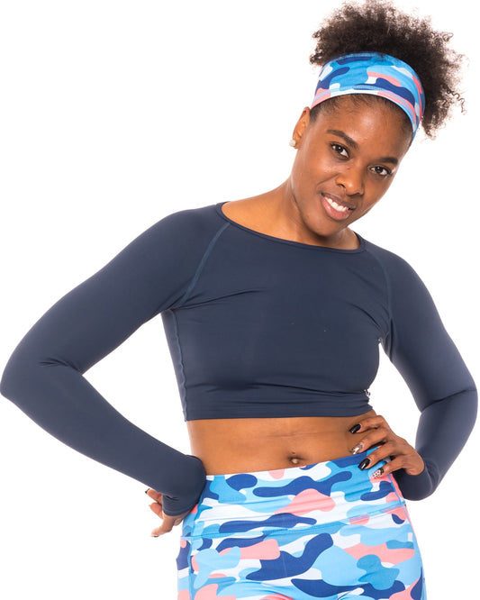 TRAINING LONG SLEEVE CROP