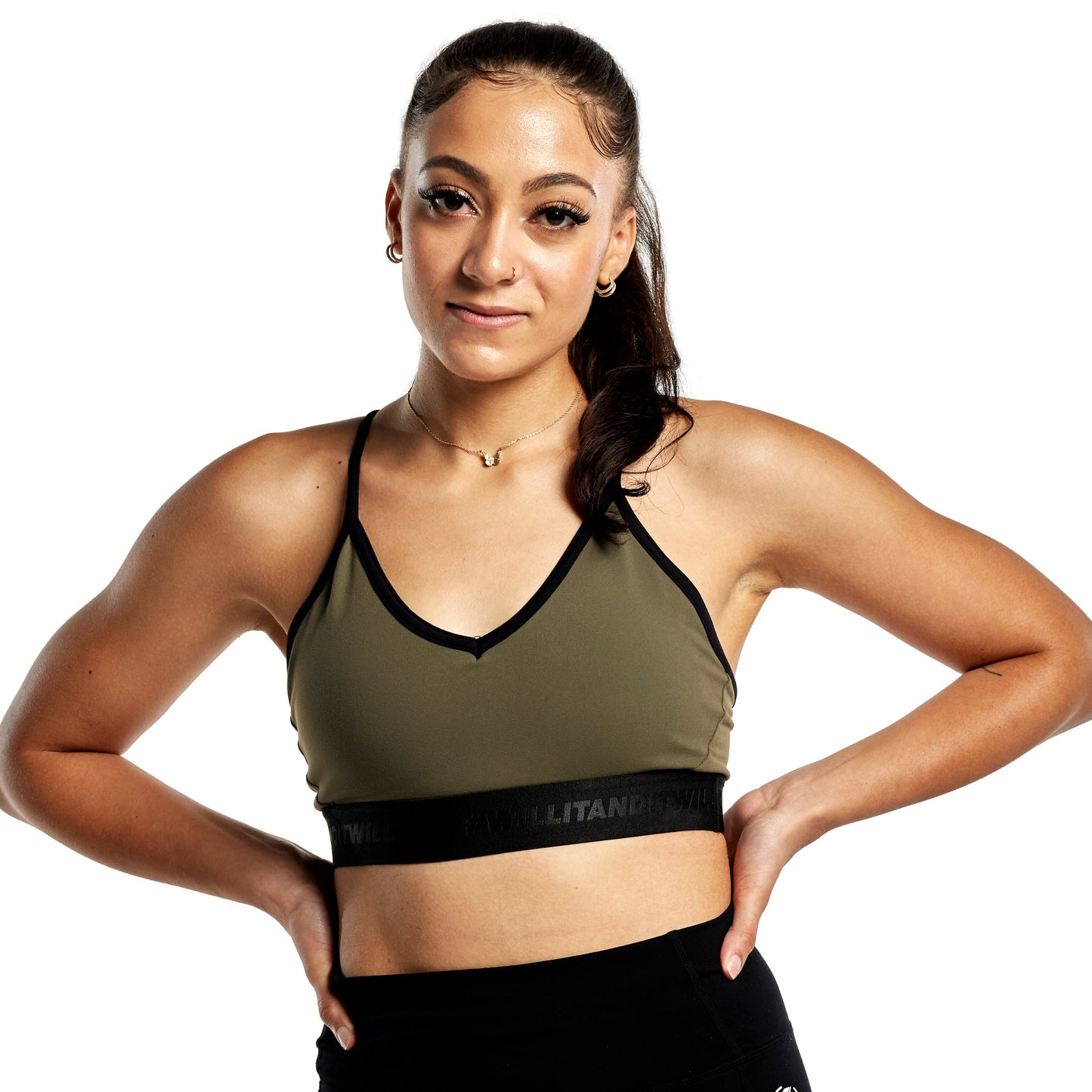 ZOEY MESH SPORTS BRA