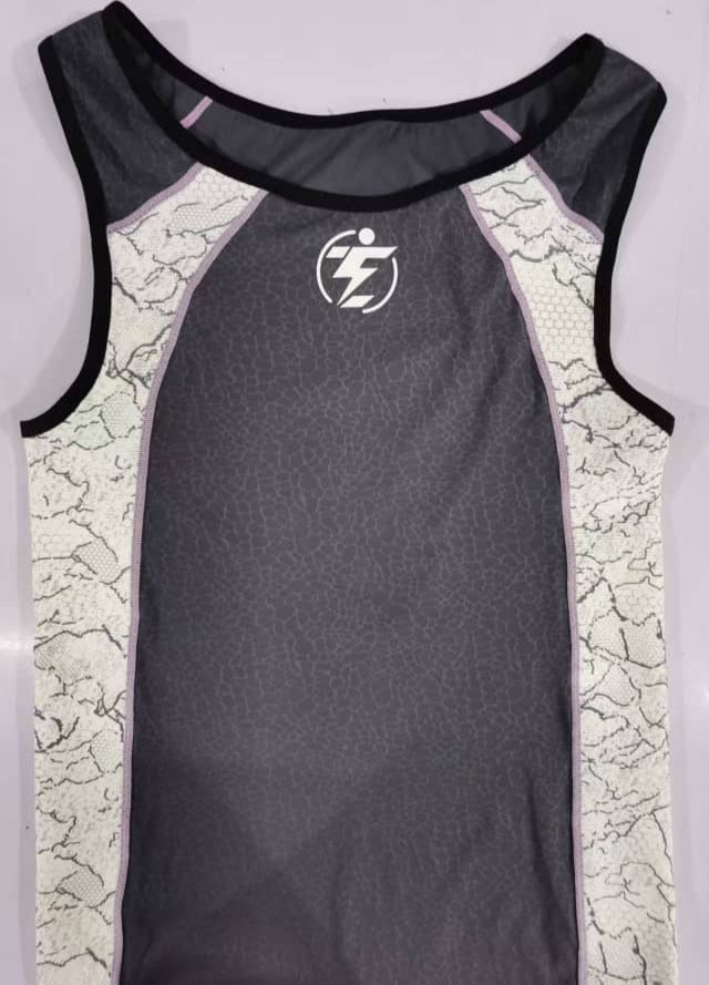 OUTLAST LAVA GREY SINGLET