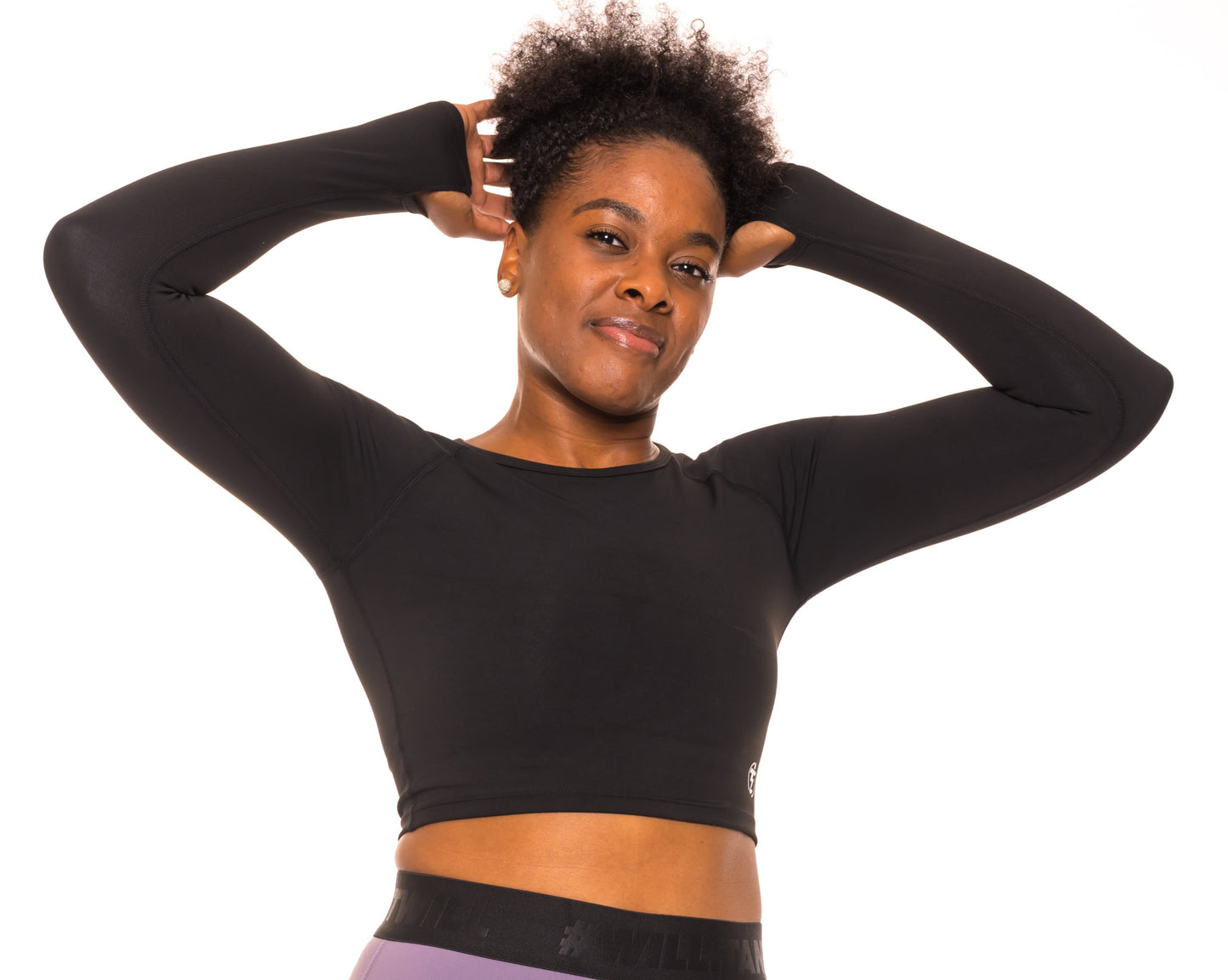 TRAINING LONG SLEEVE CROP