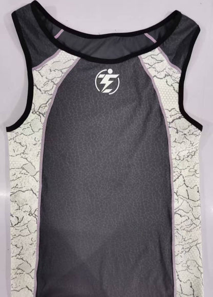 OUTLAST LAVA GREY SINGLET