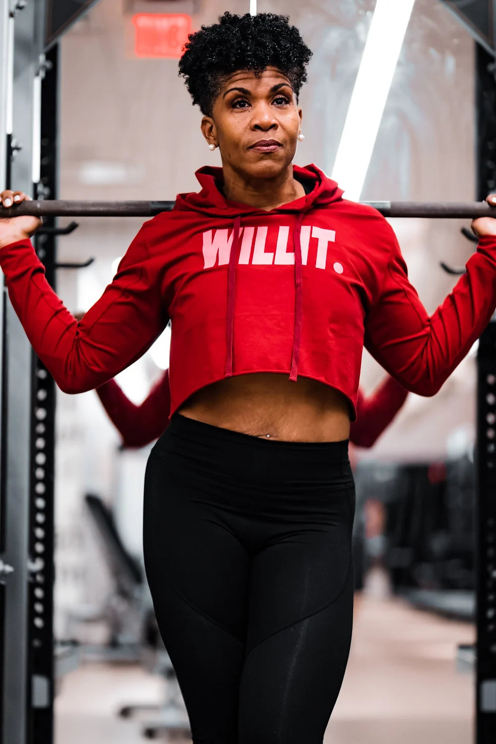 WILLIT.  CROPPED HOODIE